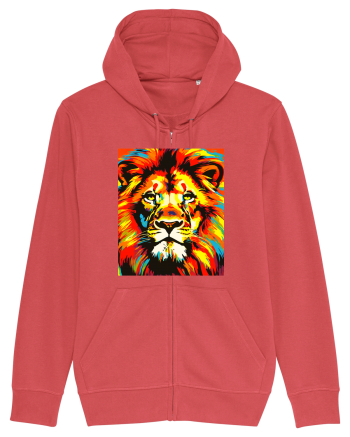 Lion Pop Art Carmine Red