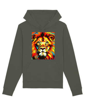 Lion Pop Art Khaki