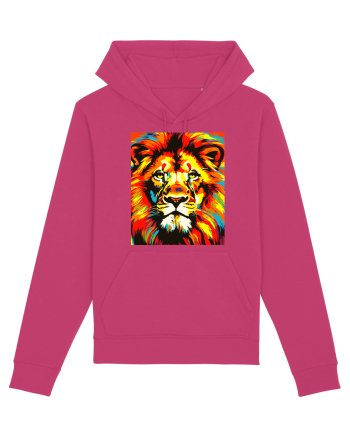 Lion Pop Art Raspberry