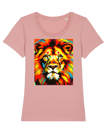 Lion Pop Art Canyon Pink