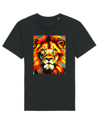 Lion Pop Art Black
