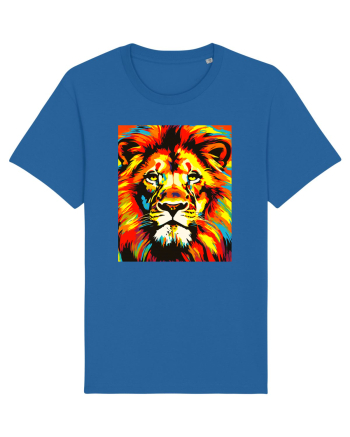 Lion Pop Art Royal Blue