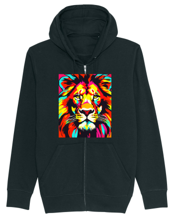 Lion Pop Art Black