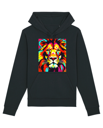 Lion Pop Art Black