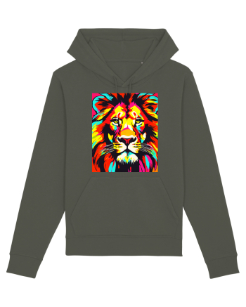 Lion Pop Art Khaki