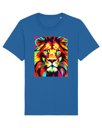 Lion Pop Art Royal Blue