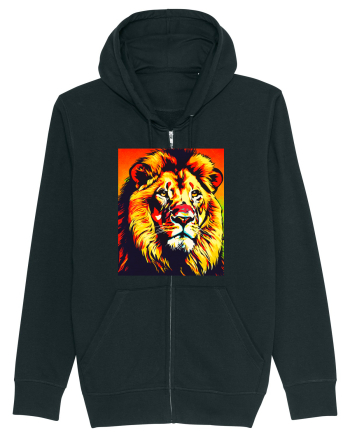 Lion Pop Art Black