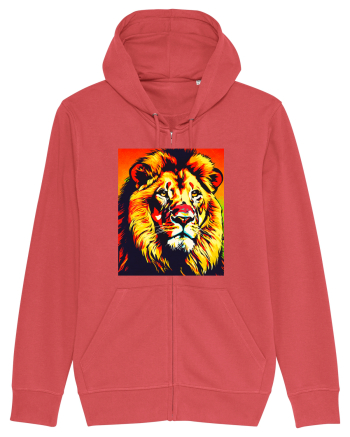 Lion Pop Art Carmine Red