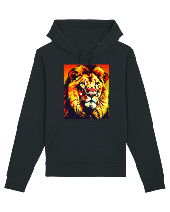 Lion Pop Art Black