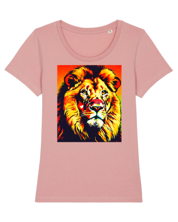 Lion Pop Art Canyon Pink