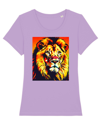 Lion Pop Art Lavender Dawn