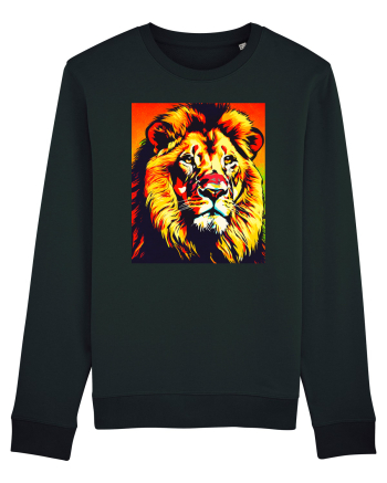 Lion Pop Art Black