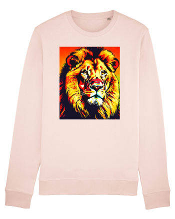 Lion Pop Art Candy Pink