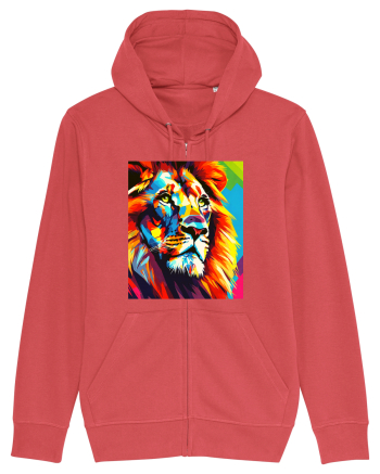 Lion Pop Art Carmine Red