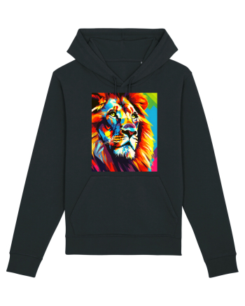 Lion Pop Art Black