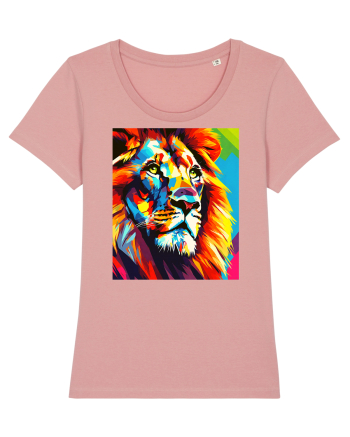 Lion Pop Art Canyon Pink