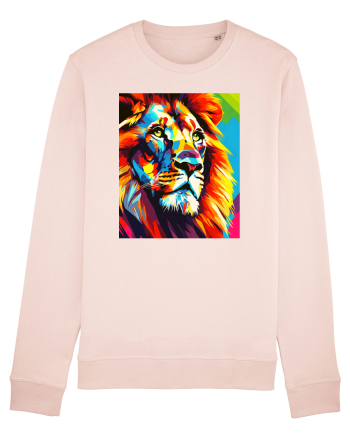 Lion Pop Art Candy Pink