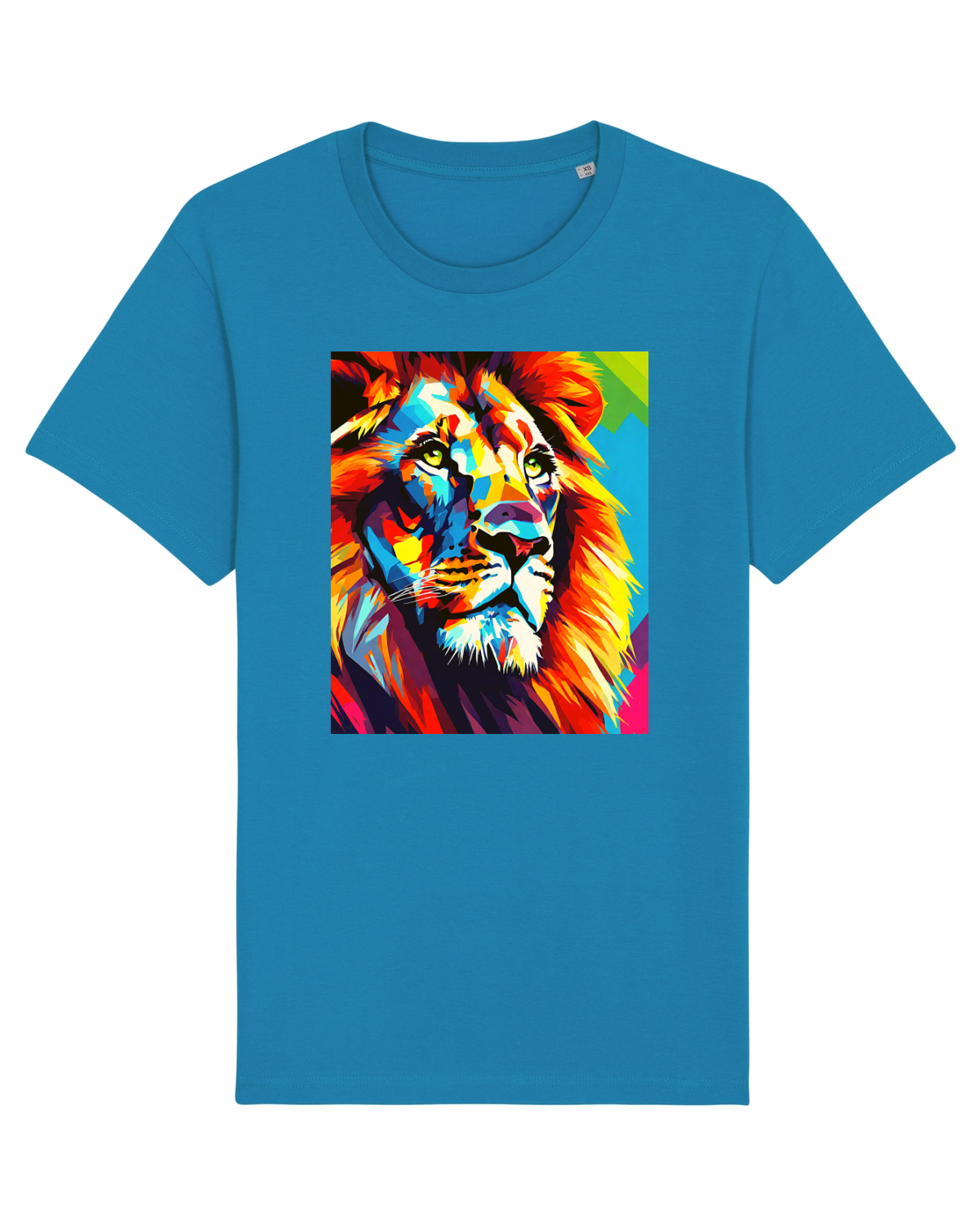 Tricou mânecă scurtă Unisex Rocker Azur