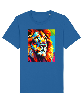 Lion Pop Art Royal Blue