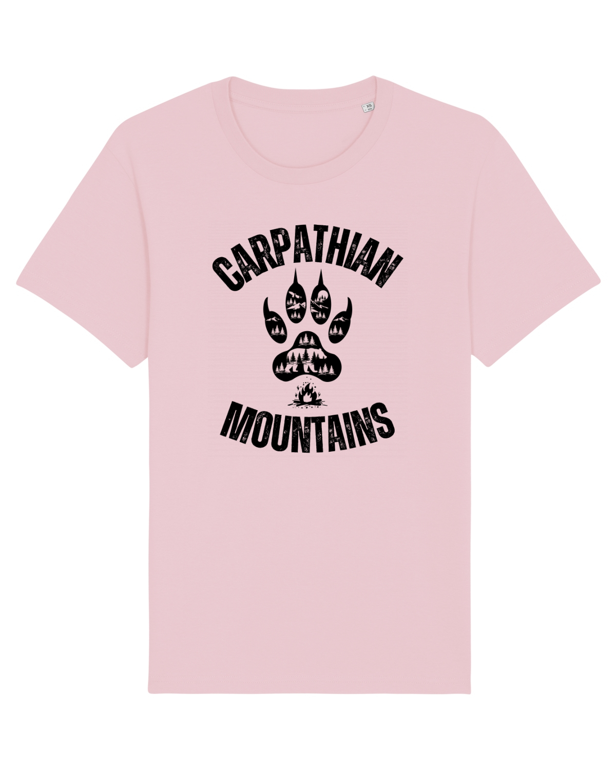 Tricou mânecă scurtă Unisex Rocker Cotton Pink