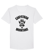 Carpathian Mountains.Muntii Carpati Tricou mânecă scurtă guler larg Bărbat Skater