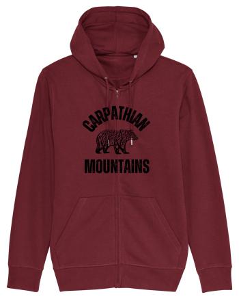 Carpathian Mountains.Muntii Carpati Burgundy