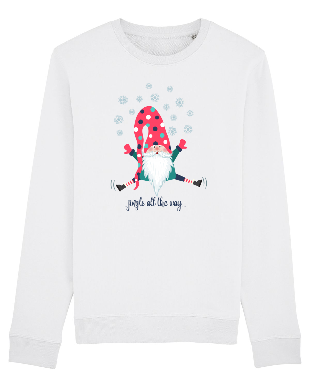Bluză mânecă lungă Unisex Rise White