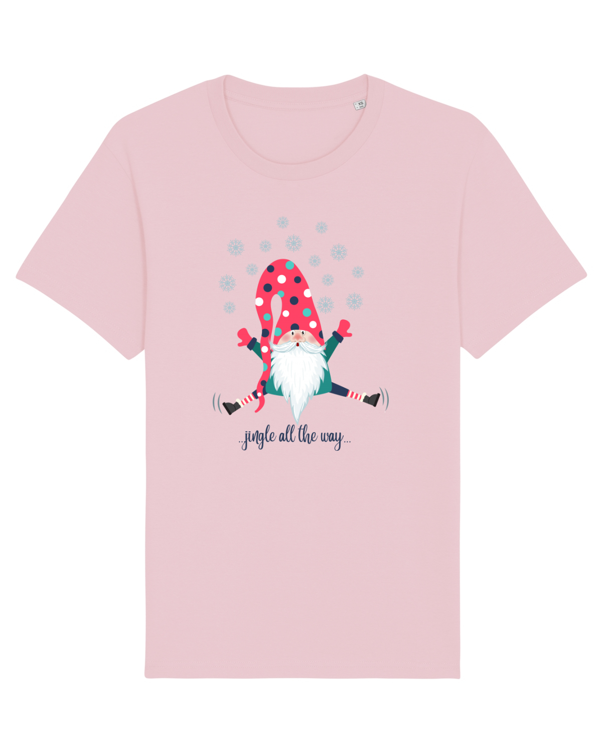 Tricou mânecă scurtă Unisex Rocker Cotton Pink