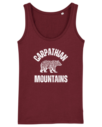 Carpathian Mountains.Muntii Carpati Burgundy