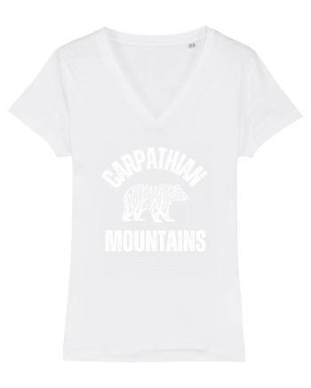 Carpathian Mountains.Muntii Carpati White