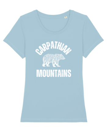 Carpathian Mountains.Muntii Carpati Sky Blue