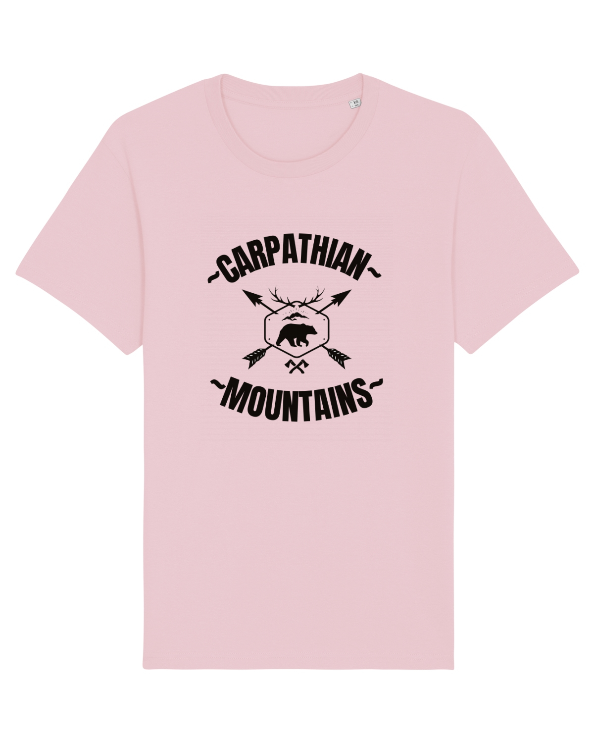 Tricou mânecă scurtă Unisex Rocker Cotton Pink