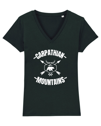 Carpathian Mountains.Muntii Carpati Black