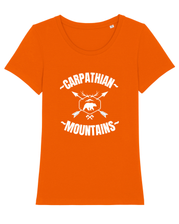 Carpathian Mountains.Muntii Carpati Bright Orange