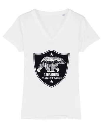 Carpathian Mountains.Muntii Carpati White