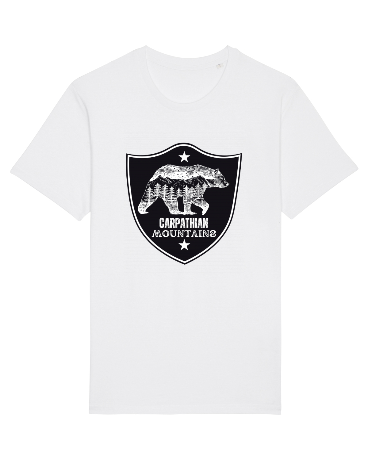 Tricou mânecă scurtă Unisex Rocker White