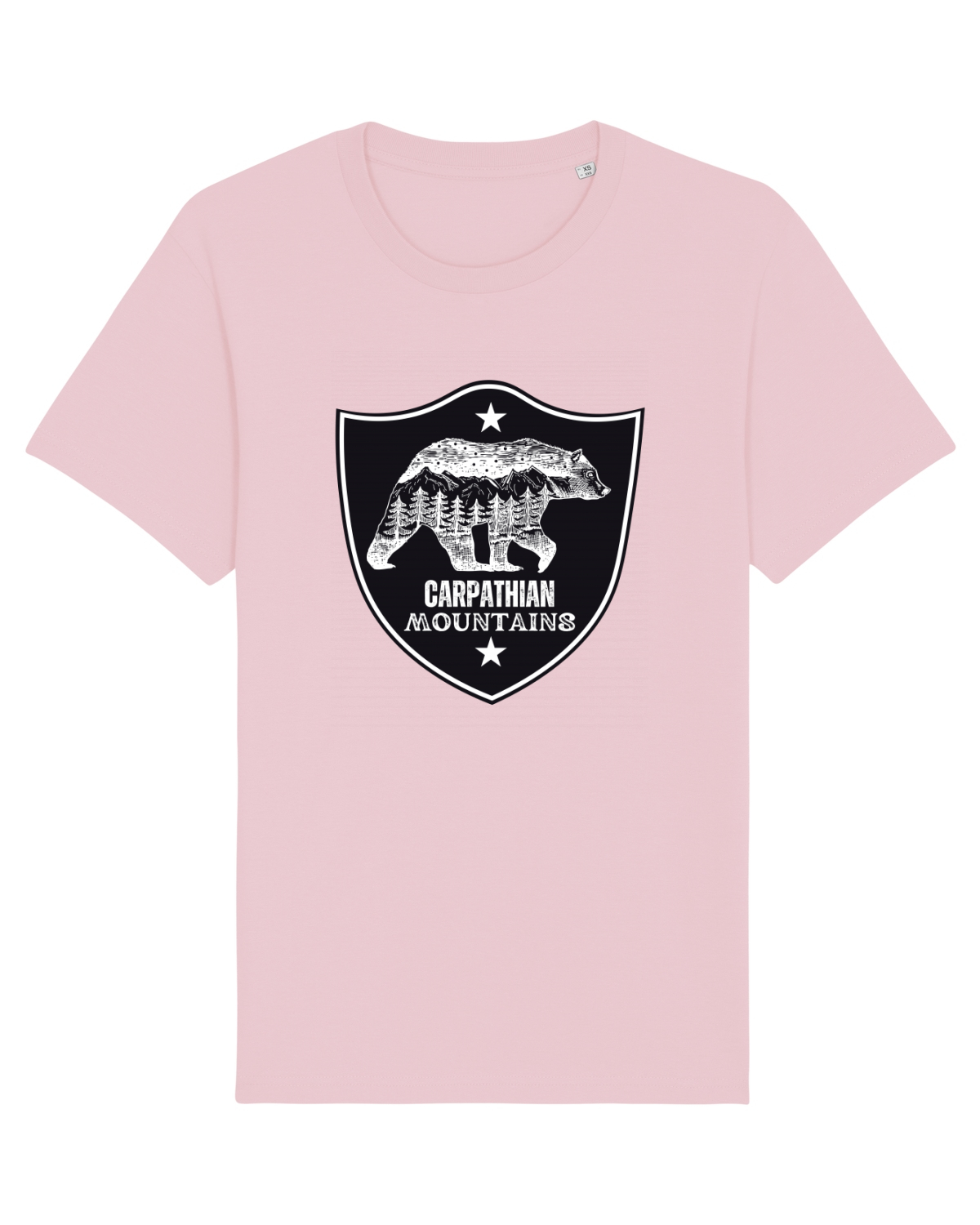 Tricou mânecă scurtă Unisex Rocker Cotton Pink