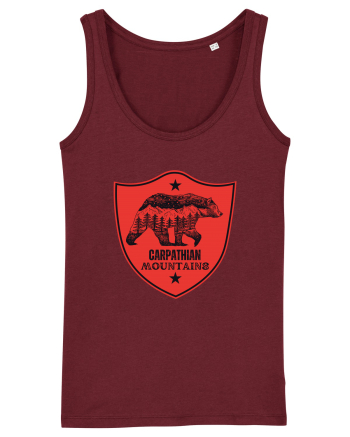 Carpathian Mountains.Muntii Carpati Burgundy