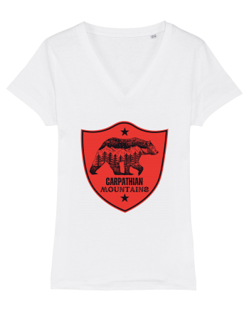 Carpathian Mountains.Muntii Carpati White