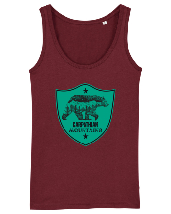 Carpathian Mountains.Muntii Carpati Burgundy