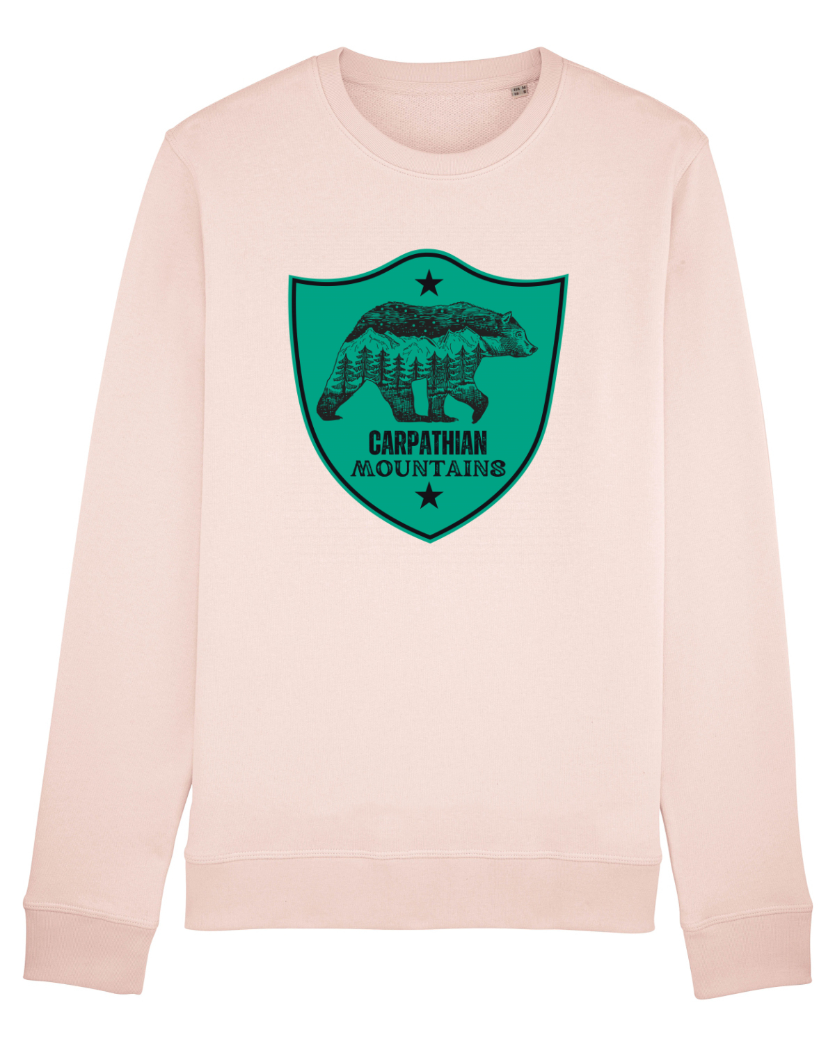 Bluză mânecă lungă Unisex Rise Candy Pink