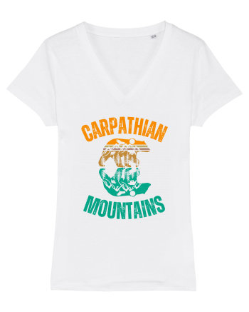 Carpathian Mountains.Muntii Carpati White