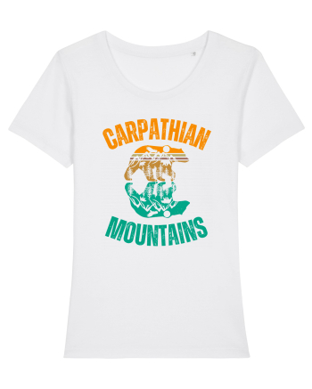 Carpathian Mountains.Muntii Carpati White