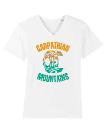 Carpathian Mountains.Muntii Carpati White