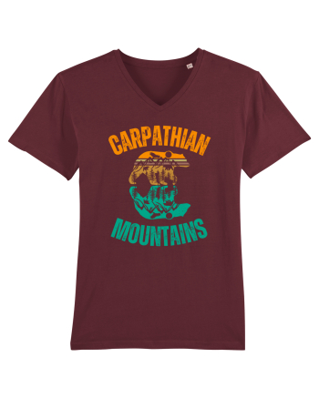 Carpathian Mountains.Muntii Carpati Burgundy