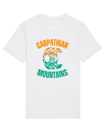 Carpathian Mountains.Muntii Carpati White
