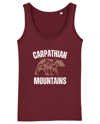 Carpathian Mountains.Muntii Carpati Burgundy