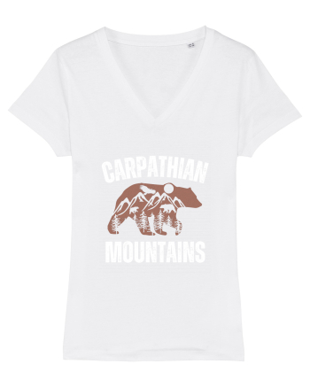Carpathian Mountains.Muntii Carpati White