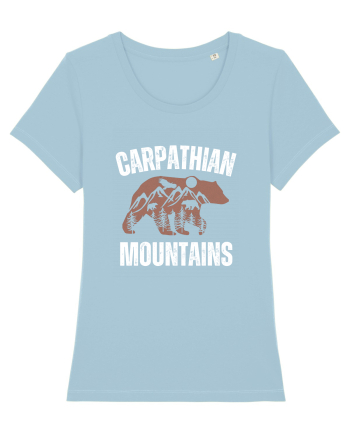 Carpathian Mountains.Muntii Carpati Sky Blue