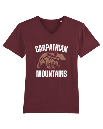 Carpathian Mountains.Muntii Carpati Burgundy